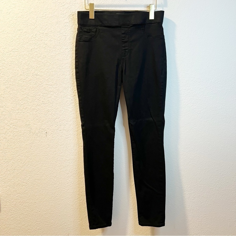 Women’s Jen 7 by seven for all mankind black pull on skinny jeggings pants sz 8